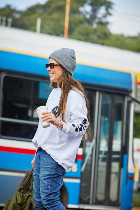 BUZO PATAGONIA SMILE BLANCO