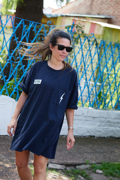 VESTIDO HAWAII AZUL - MOSTRA