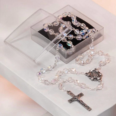 Terço Cristal Nossa Senhora Aparecida