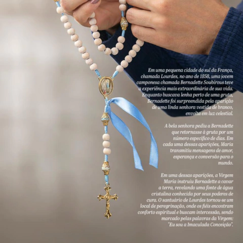 Terço Nossa Senhora de Lourdes - comprar online