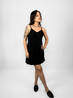 vestido slip crepe - loja online