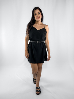 vestido slip crepe na internet