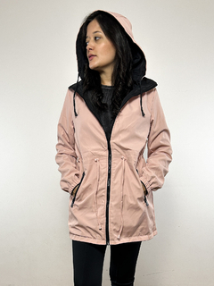jaqueta parka dupla face