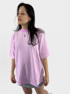 camisetão listras finas - loja online
