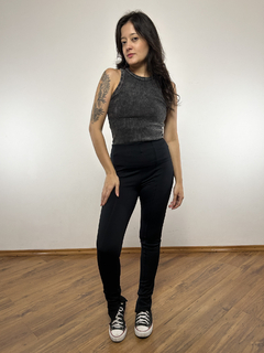calça legging montaria flanelada