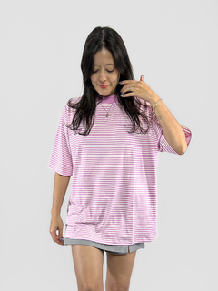 camisetão listras finas - By Bem