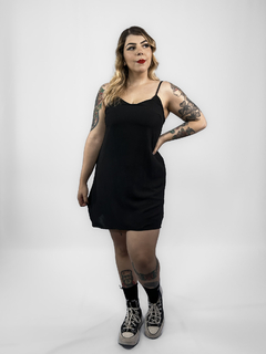 vestido slip crepe na internet