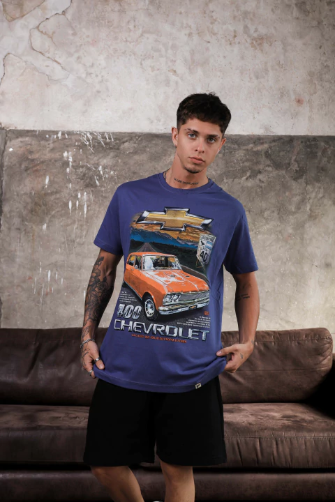 Remera Chevrolet 400 Naranja