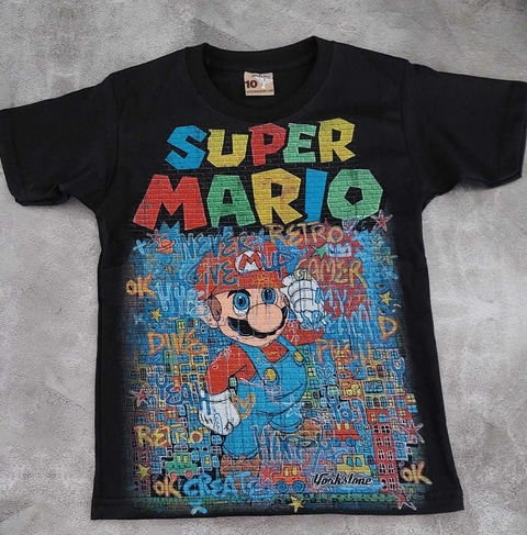Remera niño Súper Mario - comprar online