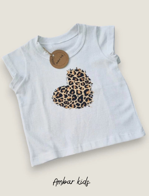 Remera Corazón Print