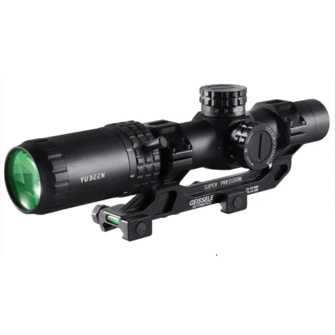 Luneta LPVO 1-5x24 c/ Mount Cantilever Geissele p/ Trilho 22mm