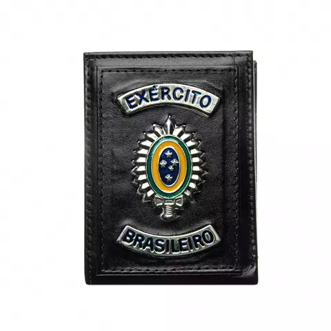 CARTEIRA SINTÉTICA METAL BRASÃO DO EB