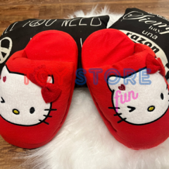 Pantuflon Kitty Rojo - tienda online