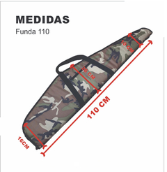 funda carabina rifle fusil con o sin mira real tree