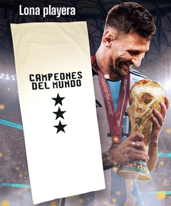 Lona de playa Campeones - comprar online