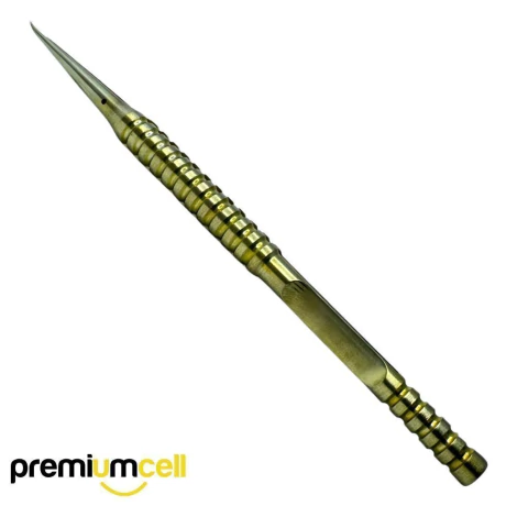 PINZA TITANIO LUOWEI DORADA CURVA - comprar online