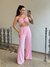CALÇA PANTALONA ROSA ALINE - loja online