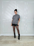 BLUSA TRICOT CINZA CELINA - loja online