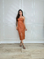 VESTIDO OPEN TOMARA QUE CAIA PU MARROM - comprar online