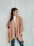 PONCHO TRICOT NUDE SCARLET na internet