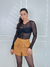 BLUSA TULE CARINA DRAPEADA PRETO