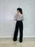 BLUSA ML MARIANA CINZA RECORTE