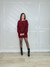 CONJUNTO TRICOT BORDÔ BL CANOA