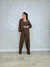 CONJUNTO TRICOT MARROM CASAQUINHO - comprar online