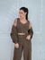 CONJUNTO TRICOT MARROM CASAQUINHO - Arrazze  | Loja de roupas femininas | Seu novo site favorito