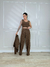 CONJUNTO TRICOT MARROM CASAQUINHO na internet