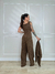 Imagem do CONJUNTO TRICOT MARROM CASAQUINHO