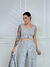 CONJUNTO TRICOT CINZA CASAQUINHO