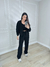 CONJUNTO TRICOT PRETO CASAQUINHO