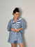 CONJUNTO LISTRADO AZUL BRISA - Arrazze  | Loja de roupas femininas | Seu novo site favorito