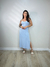 VESTIDO MIDI ANGÉLICA AZUL CLARO
