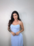 VESTIDO MIDI ANGÉLICA AZUL CLARO - loja online