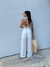CALÇA PANTALONA OFF WHITE ALINE na internet