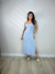 VESTIDO MIDI ANGÉLICA AZUL CLARO
