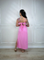 VESTIDO MIDI ANGÉLICA ROSA - comprar online