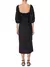 VESTIDO MIDI FARM MANGAS BUFANTES PRETO - comprar online