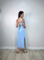 VESTIDO MIDI ANGÉLICA AZUL CLARO - comprar online