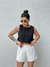 REGATA CROPPED VERONA PRETO - comprar online
