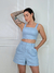 CROPPED LINHO LARISSA AZUL - Arrazze  | Loja de roupas femininas | Seu novo site favorito