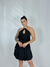 VESTIDO OPEN CORRENTE DOURADA PRETO