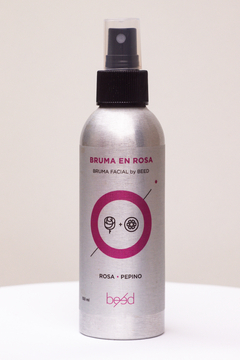 Bruma Facial En Rosa - Agua de Rosas + Pepino