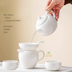 Set de Té Gong Fu - Porcelana de Jade White en internet