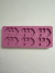 Molde 6 alteres 4cm cada