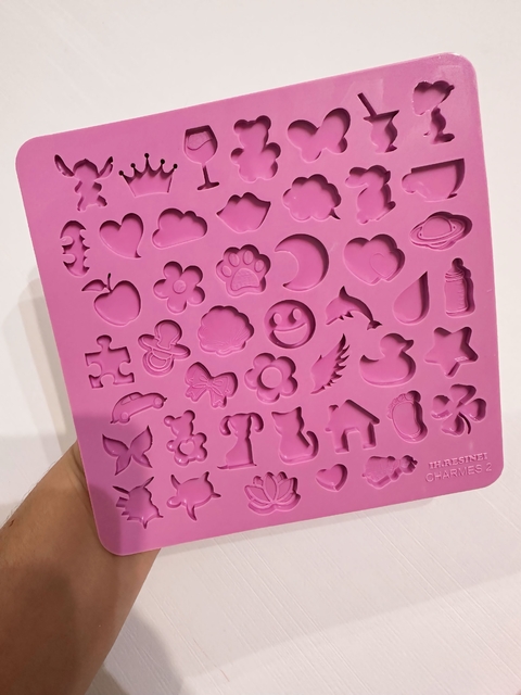 Molde super Charms 2 pingentes