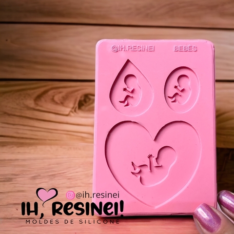 Molde Bebês (Medidas na legenda)