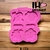 Molde de Silicone Paleta Entidades